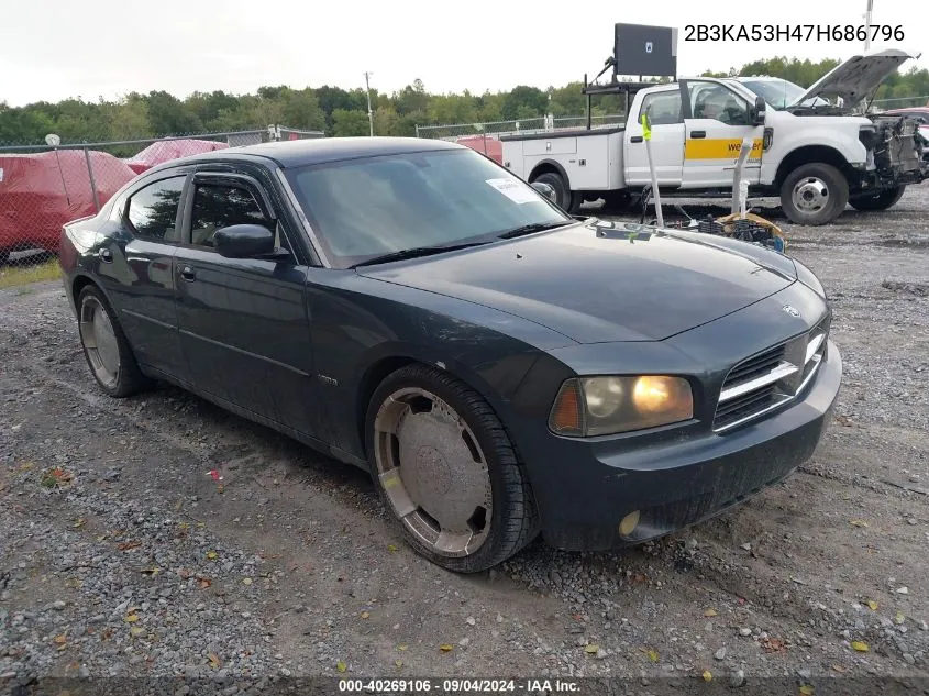 2007 Dodge Charger Rt VIN: 2B3KA53H47H686796 Lot: 40269106