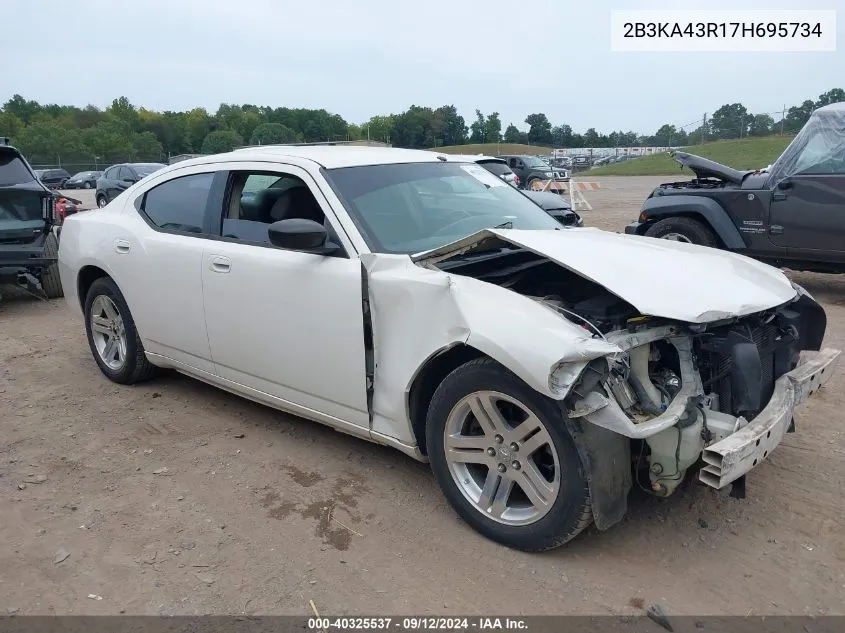 2007 Dodge Charger VIN: 2B3KA43R17H695734 Lot: 40325537