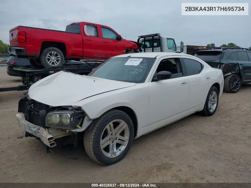 2007 Dodge Charger VIN: 2B3KA43R17H695734 Lot: 40325537