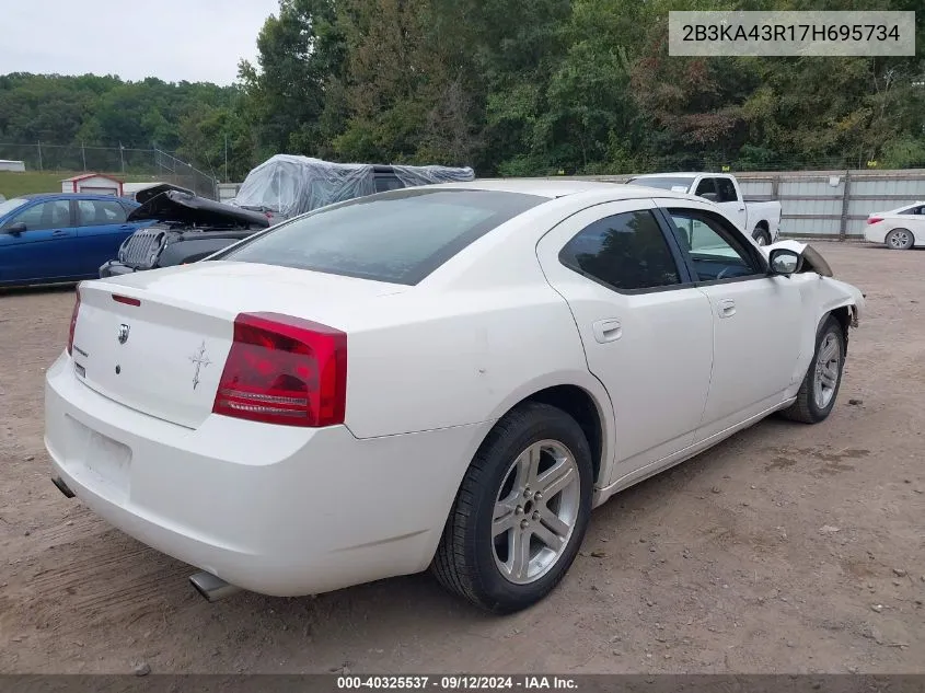 2007 Dodge Charger VIN: 2B3KA43R17H695734 Lot: 40325537