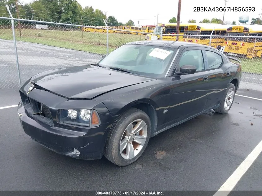 2007 Dodge Charger VIN: 2B3KA43G67H856593 Lot: 40379773