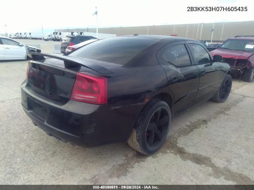 2007 Dodge Charger Rt VIN: 2B3KK53H07H605435 Lot: 40386671