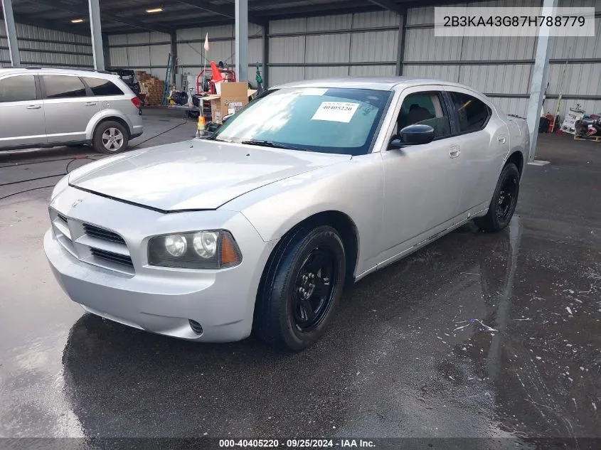 2007 Dodge Charger VIN: 2B3KA43G87H788779 Lot: 40405220