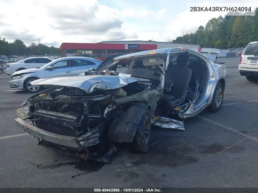 2007 Dodge Charger Se/Sxt VIN: 2B3KA43RX7H624094 Lot: 40443986