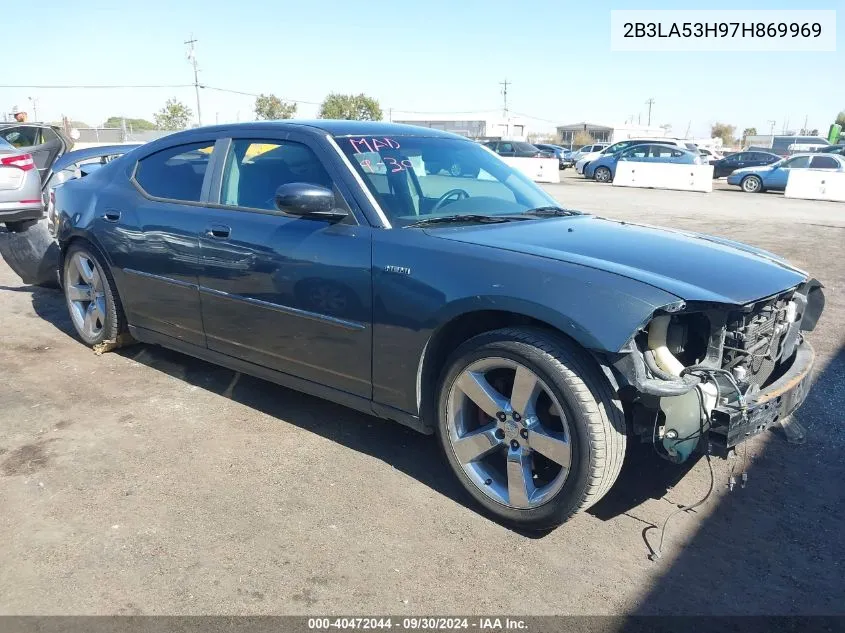 2007 Dodge Charger Rt VIN: 2B3LA53H97H869969 Lot: 40472044