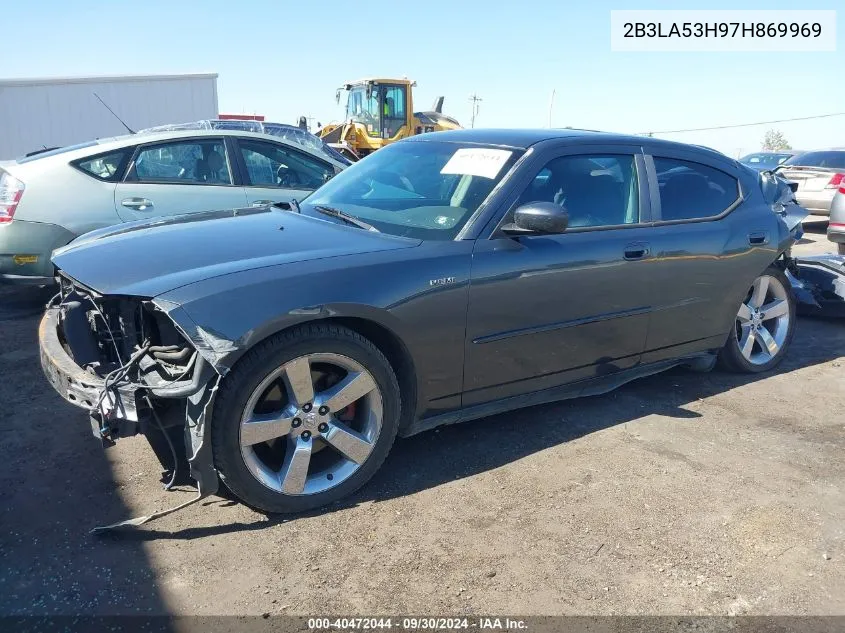 2007 Dodge Charger Rt VIN: 2B3LA53H97H869969 Lot: 40472044