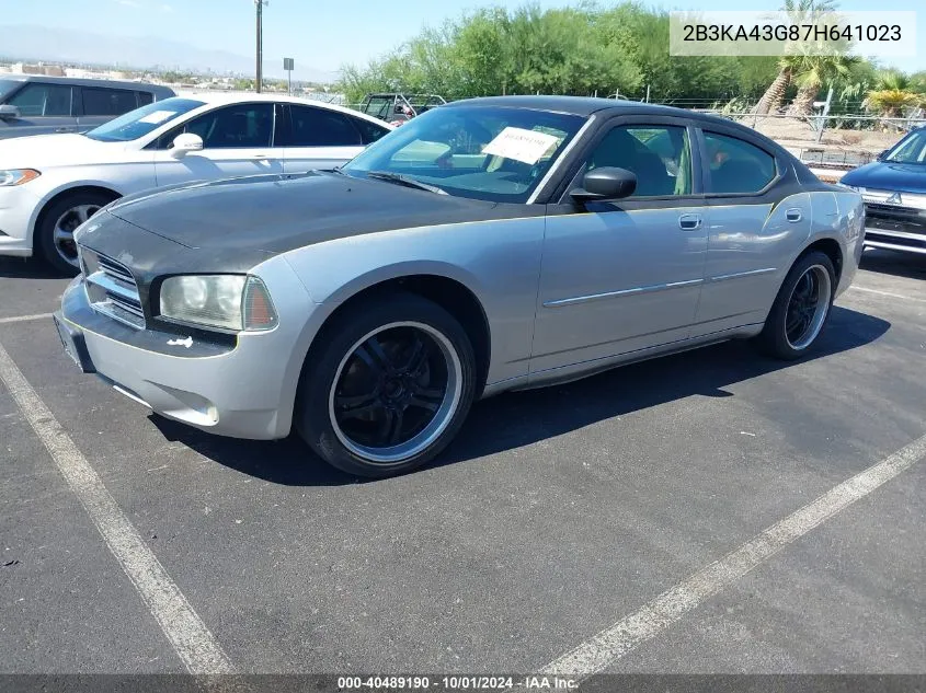 2007 Dodge Charger VIN: 2B3KA43G87H641023 Lot: 40489190