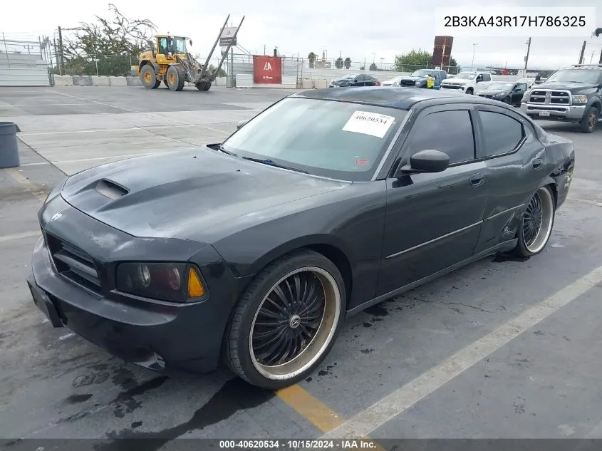 2007 Dodge Charger VIN: 2B3KA43R17H786325 Lot: 40620534