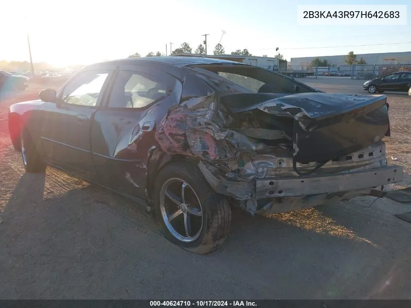 2007 Dodge Charger VIN: 2B3KA43R97H642683 Lot: 40624710