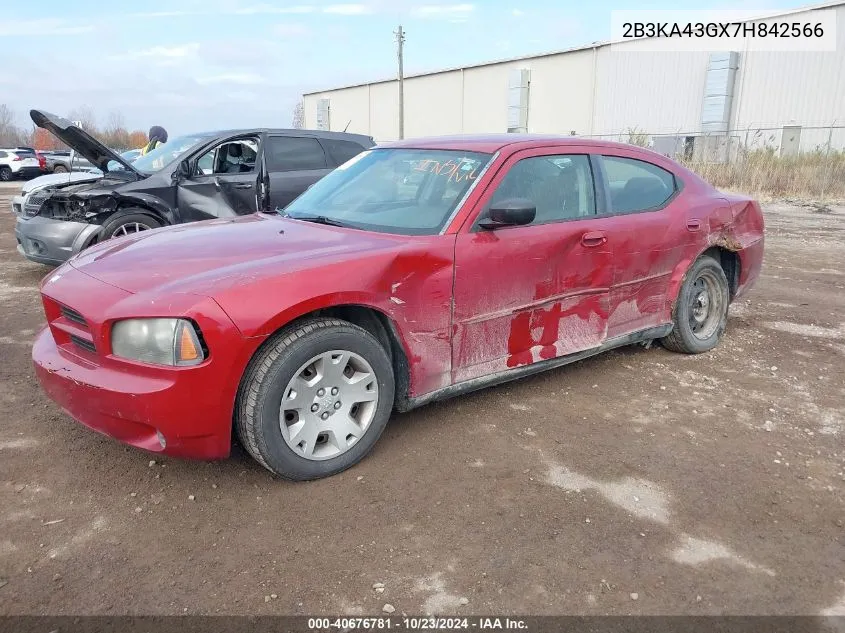 2B3KA43GX7H842566 2007 Dodge Charger