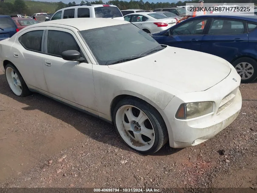 2007 Dodge Charger VIN: 2B3KA43R87H775225 Lot: 40698794