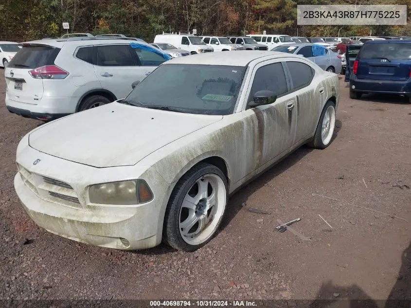 2007 Dodge Charger VIN: 2B3KA43R87H775225 Lot: 40698794