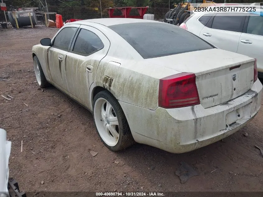 2007 Dodge Charger VIN: 2B3KA43R87H775225 Lot: 40698794