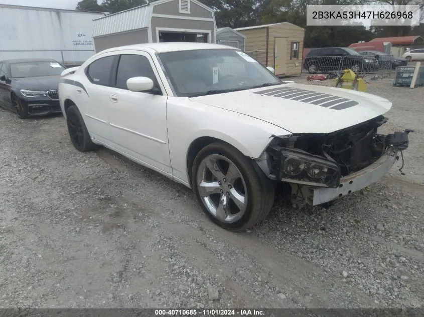 2007 Dodge Charger Rt VIN: 2B3KA53H47H626968 Lot: 40710685