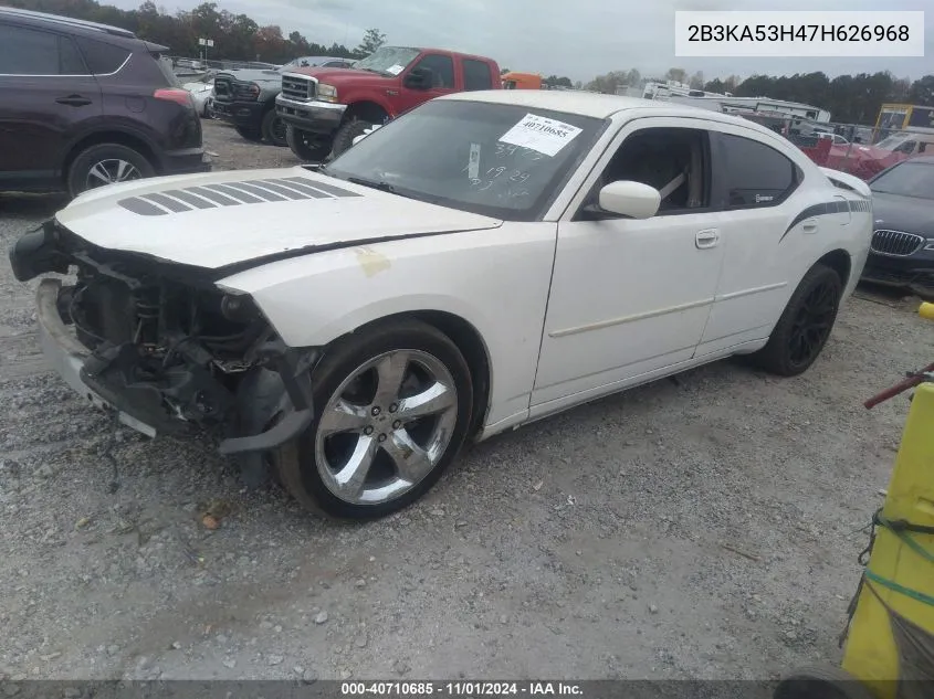 2007 Dodge Charger Rt VIN: 2B3KA53H47H626968 Lot: 40710685