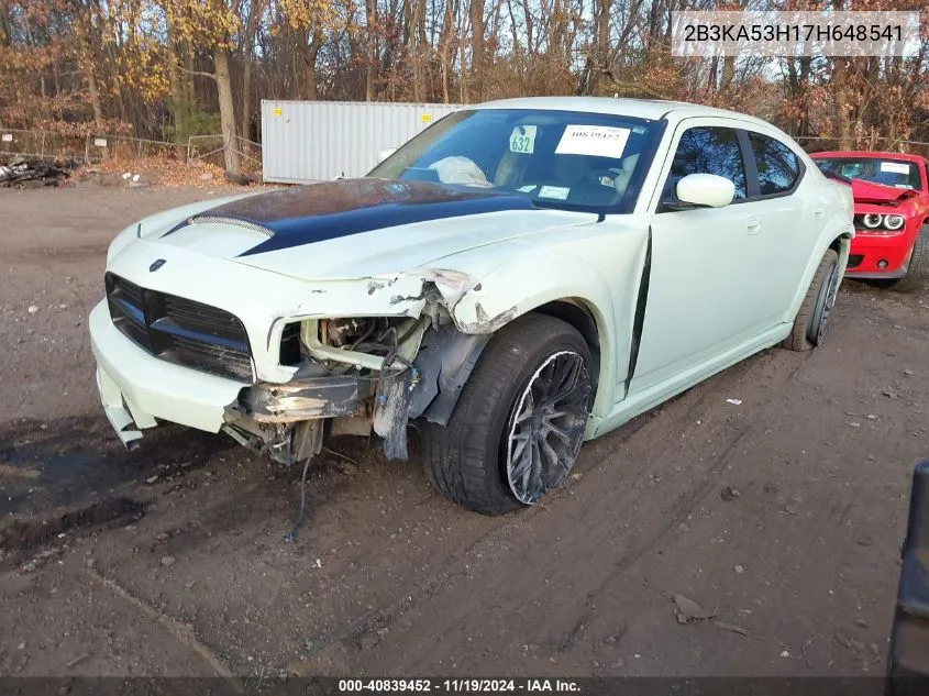 2007 Dodge Charger Rt VIN: 2B3KA53H17H648541 Lot: 40839452