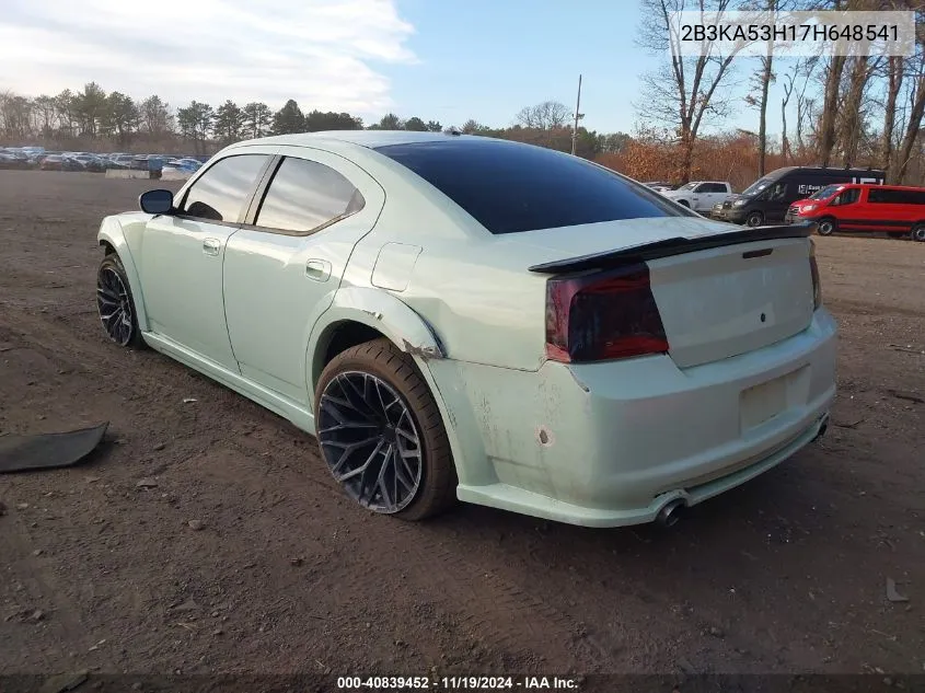 2007 Dodge Charger Rt VIN: 2B3KA53H17H648541 Lot: 40839452