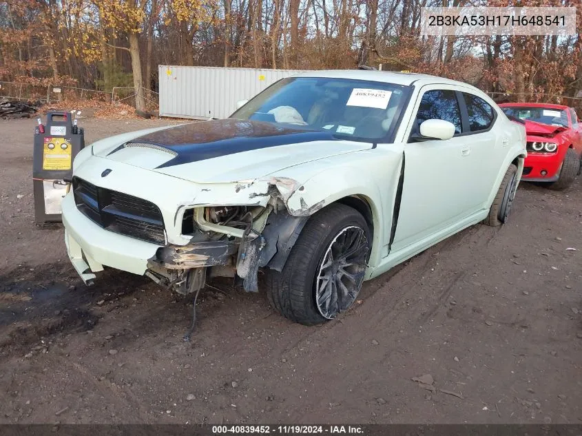 2007 Dodge Charger Rt VIN: 2B3KA53H17H648541 Lot: 40839452