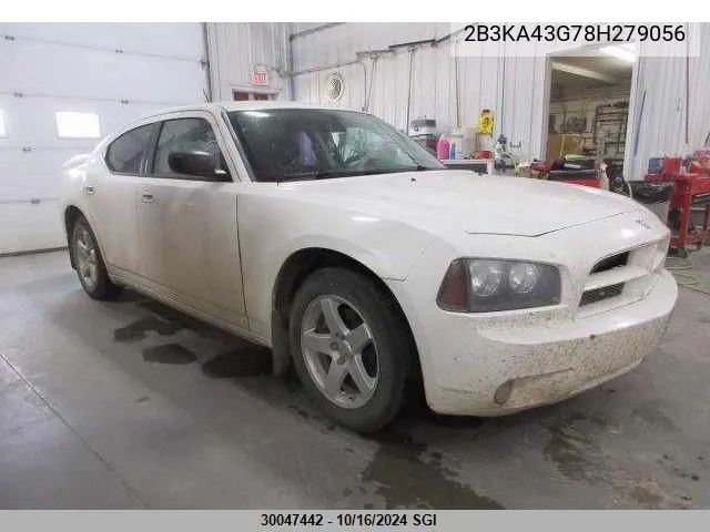 2008 Dodge Charger VIN: 2B3KA43G78H279056 Lot: 30047442