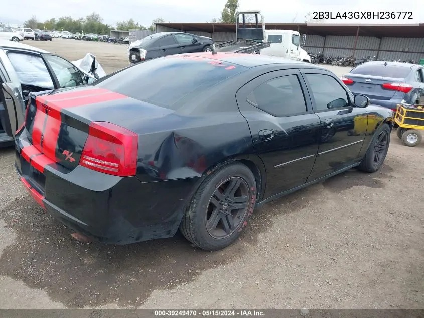 2B3LA43GX8H236772 2008 Dodge Charger