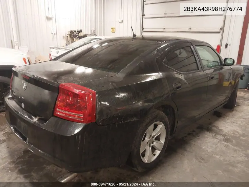 2B3KA43R98H276774 2008 Dodge Charger