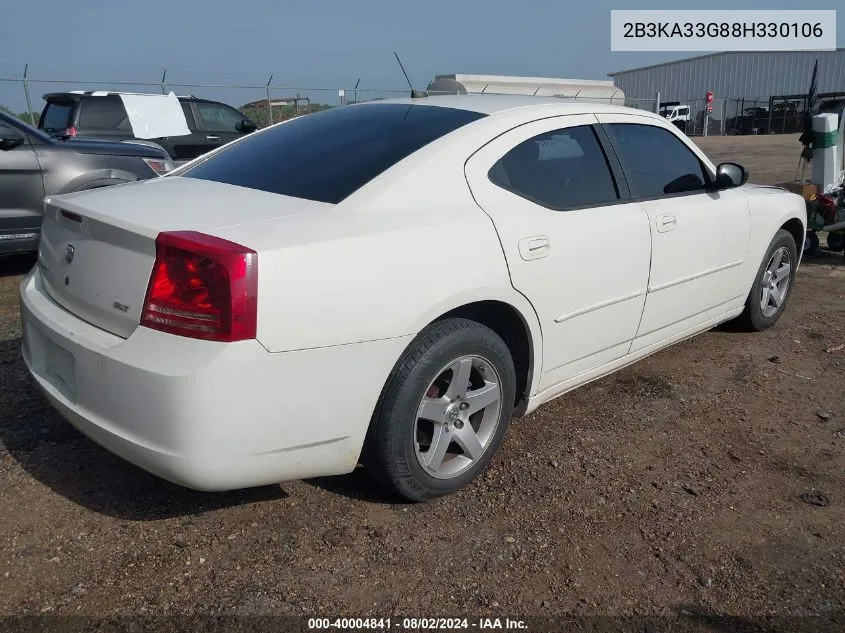 2B3KA33G88H330106 2008 Dodge Charger Sxt