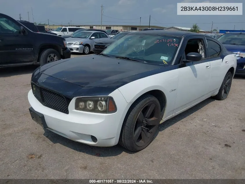 2008 Dodge Charger VIN: 2B3KA43G08H239661 Lot: 40171057