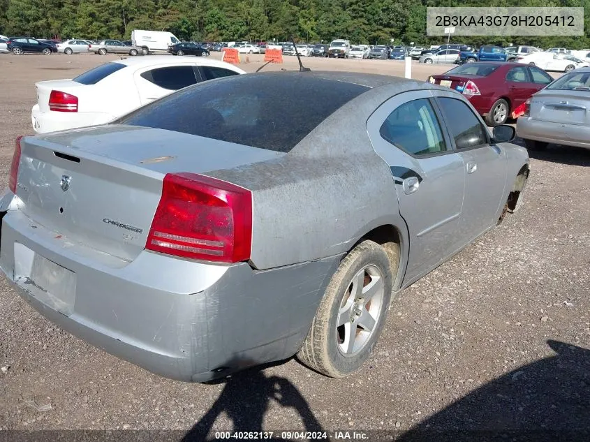 2B3KA43G78H205412 2008 Dodge Charger