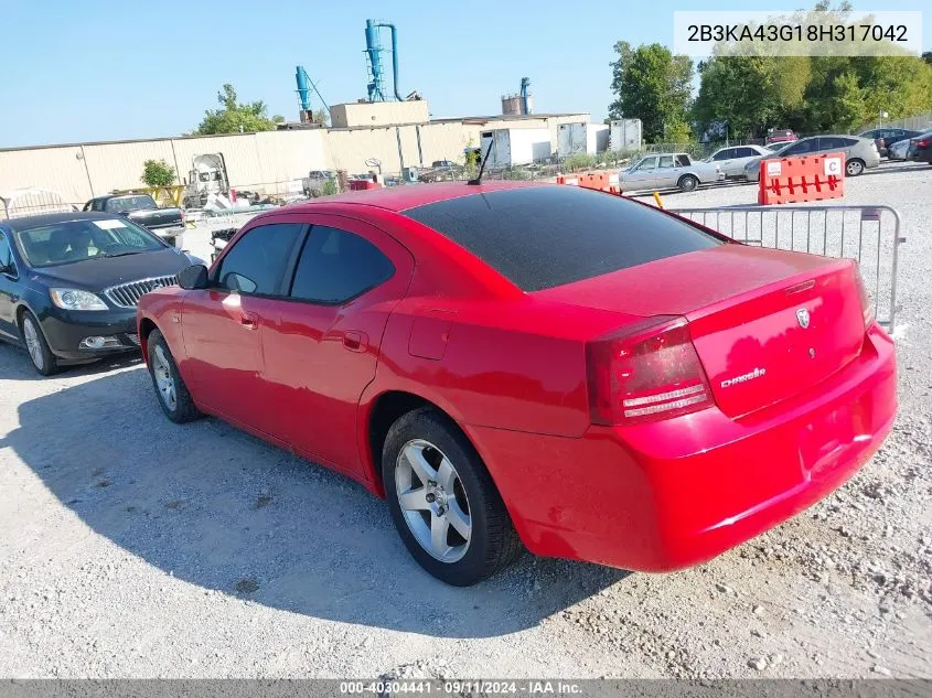 2B3KA43G18H317042 2008 Dodge Charger