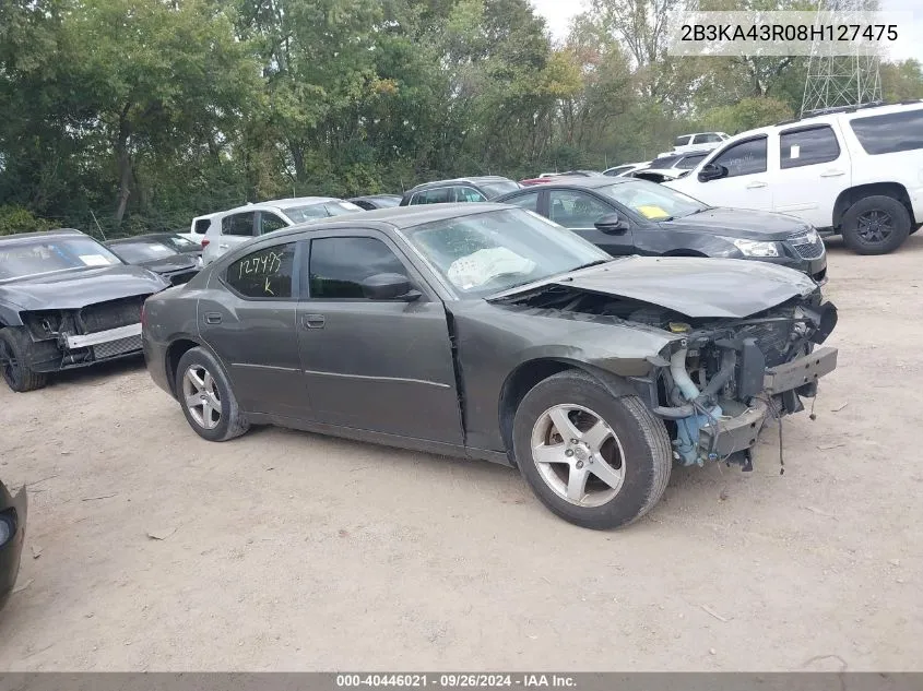 2008 Dodge Charger VIN: 2B3KA43R08H127475 Lot: 40446021