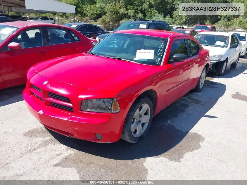 2008 Dodge Charger VIN: 2B3KA43R28H327337 Lot: 40456381