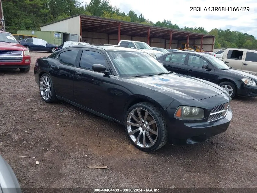 2008 Dodge Charger VIN: 2B3LA43R68H166429 Lot: 40464439