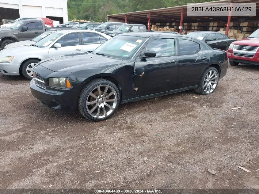 2008 Dodge Charger VIN: 2B3LA43R68H166429 Lot: 40464439