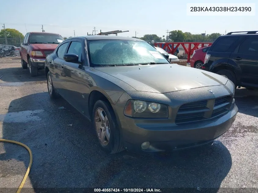 2008 Dodge Charger VIN: 2B3KA43G38H234390 Lot: 40557424