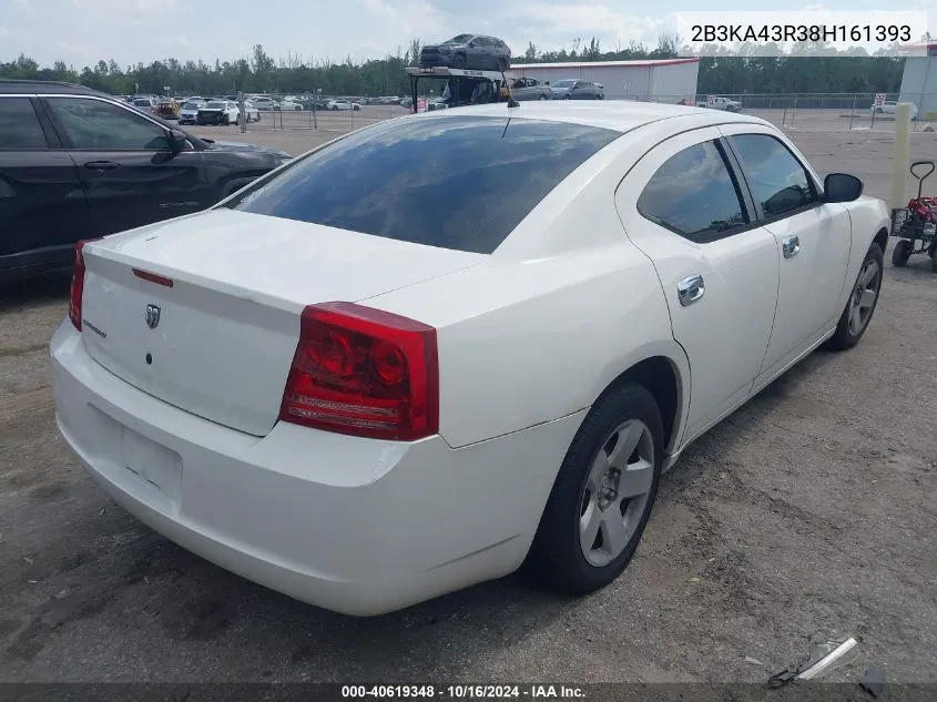 2008 Dodge Charger VIN: 2B3KA43R38H161393 Lot: 40619348