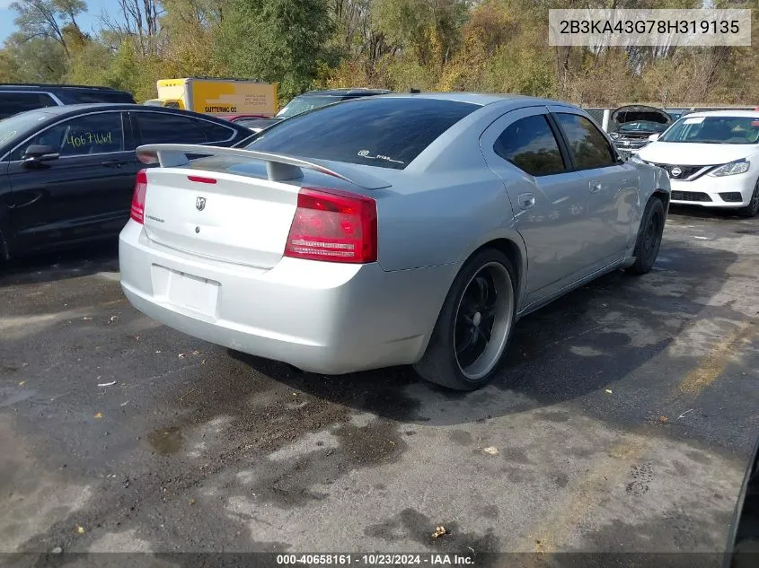 2B3KA43G78H319135 2008 Dodge Charger