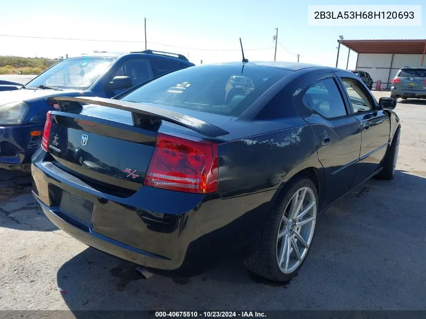 2B3LA53H68H120693 2008 Dodge Charger R/T