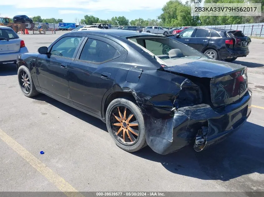 2B3KA33V79H562017 2009 Dodge Charger Sxt