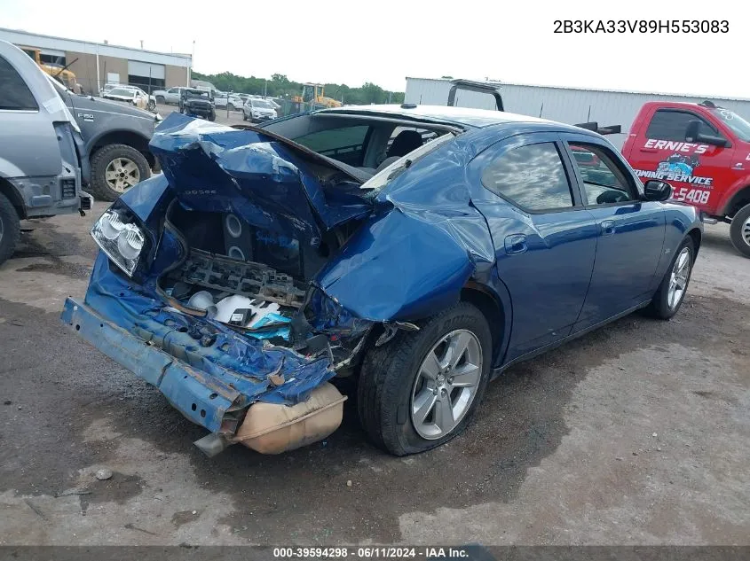 2B3KA33V89H553083 2009 Dodge Charger Sxt