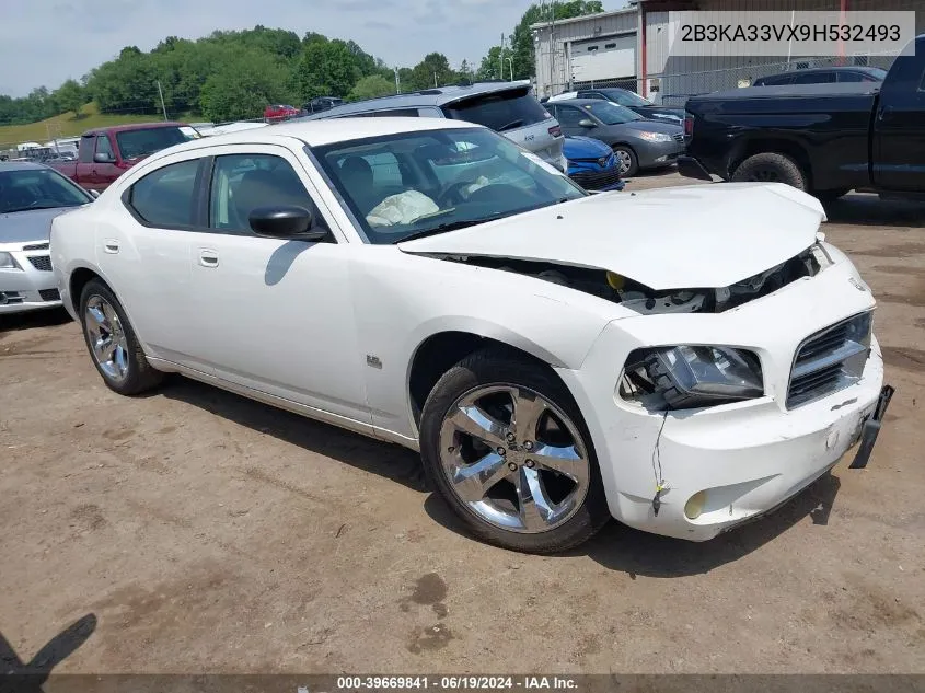 2B3KA33VX9H532493 2009 Dodge Charger Sxt