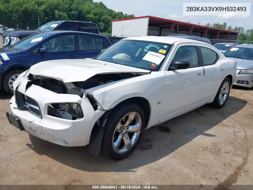 2B3KA33VX9H532493 2009 Dodge Charger Sxt