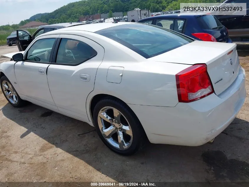 2009 Dodge Charger Sxt VIN: 2B3KA33VX9H532493 Lot: 39669841