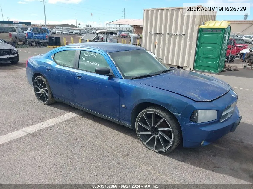 2B3KA33V19H626729 2009 Dodge Charger Sxt