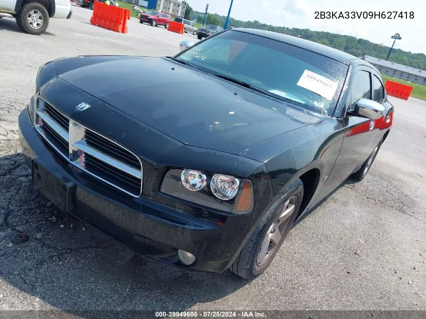 2009 Dodge Charger Sxt VIN: 2B3KA33V09H627418 Lot: 39949605