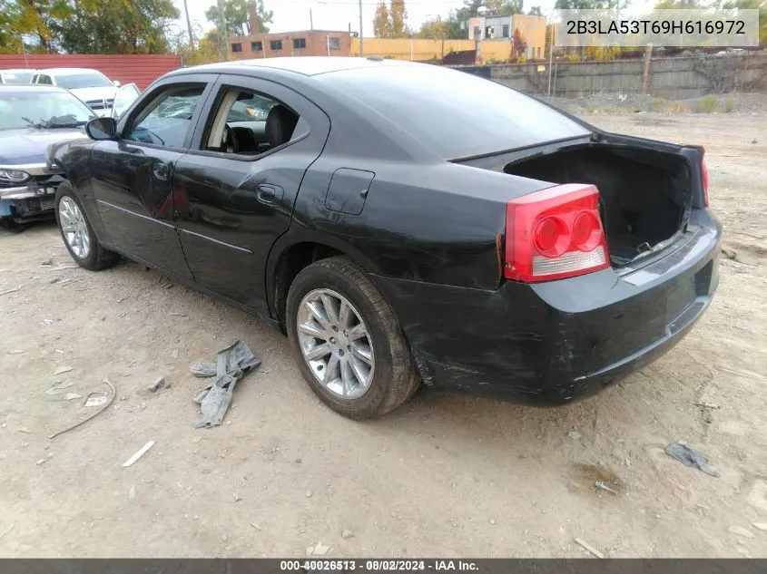 2B3LA53T69H616972 2009 Dodge Charger R/T