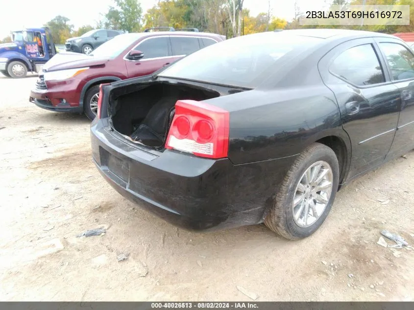 2B3LA53T69H616972 2009 Dodge Charger R/T