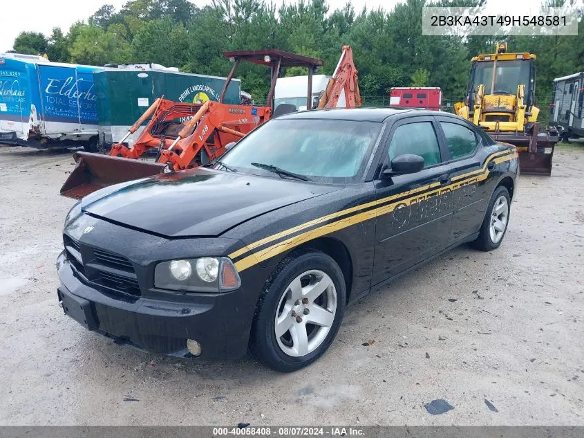 2B3KA43T49H548581 2009 Dodge Charger