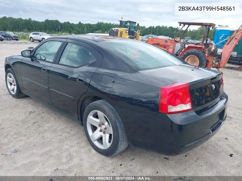 2009 Dodge Charger VIN: 2B3KA43T99H548561 Lot: 40062923