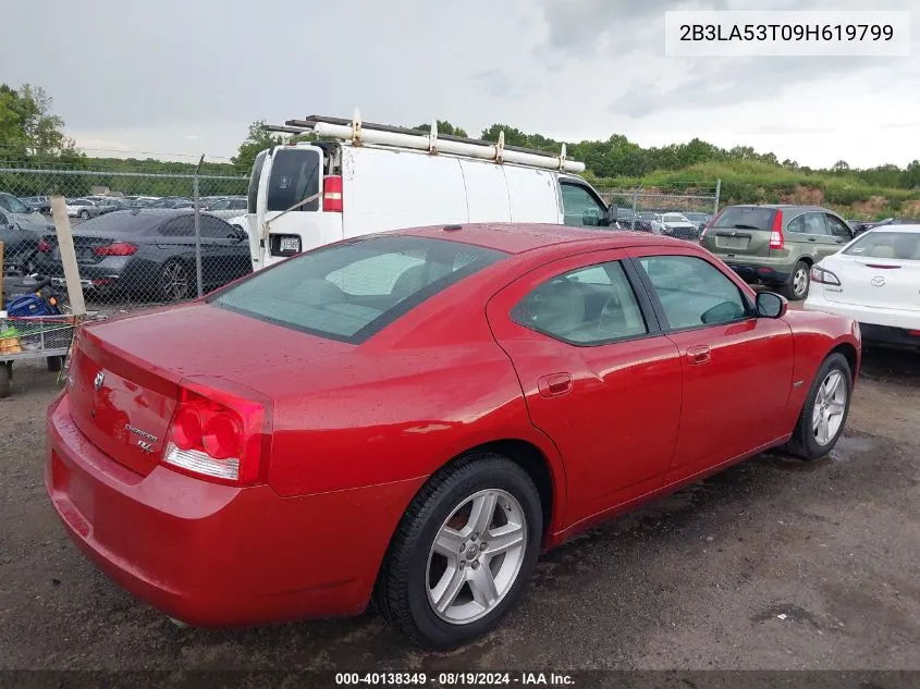 2009 Dodge Charger R/T VIN: 2B3LA53T09H619799 Lot: 40138349