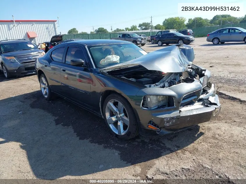 2009 Dodge Charger Se VIN: 2B3KA43D99H531462 Lot: 40205995